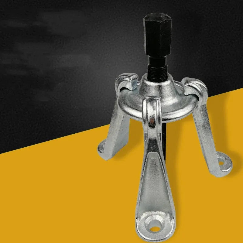 Chrome vanadium steel wheel hub drum brake removal tool with three style heads for different vehicles.