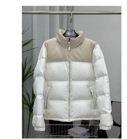 Stylish winter stand collar cotton padded jacket for men and women in various colors