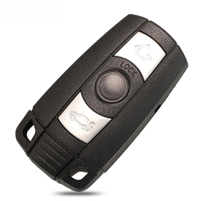 BMW CAS3 replacement remote car key fob with three buttons and an uncut metal copper blade.