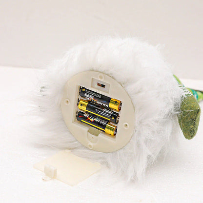 Festive faceless gnome dolls in various colors, including green, red, and grey, with battery-powered lights for cozy Christmas decor