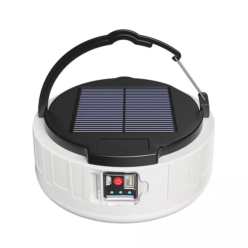 Solar LED Emergency Mobile Stand Light with remote control and dual charging options