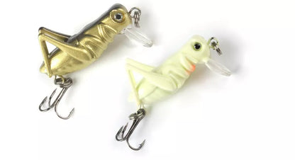 Hard bait grasshopper fishing lure in multiple colors for effective fishing