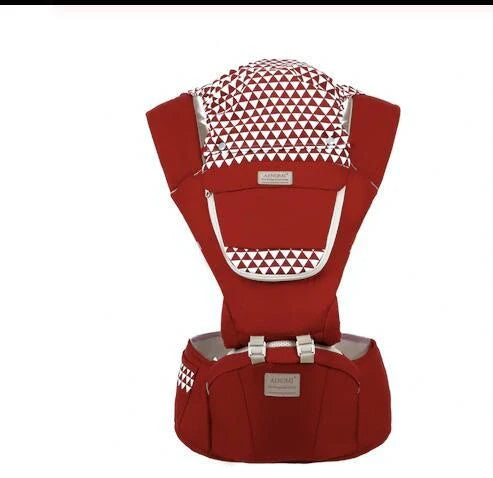 Baby sling waist seat carrier showing 15mm cushion and 25mm waist pad with anti-sliding design