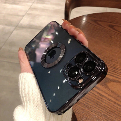 Advanced Camera Protection Phone Case for iPhone 14 Series with ergonomic design and wireless charging compatibility