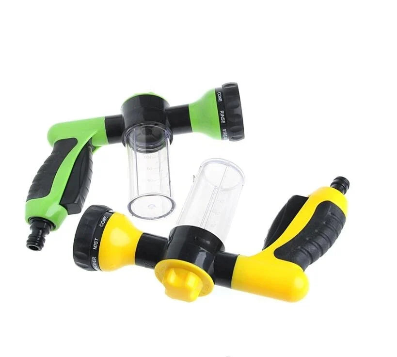 Premium High-Pressure Automotive Foam Spray Gun with 8 Spray Patterns for Versatile Cleaning Needs
