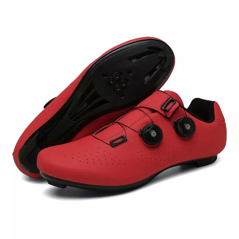 Road bike shoes with lock in various colors for outdoor sports