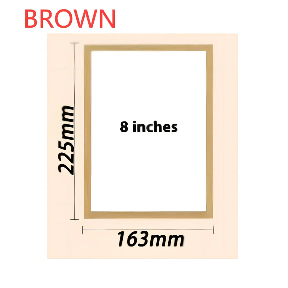 Personalised LED photo frame displaying custom black-and-white sketch with tri-colour lighting options