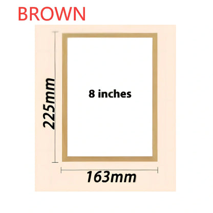 Personalised LED photo frame displaying custom black-and-white sketch with tri-colour lighting options
