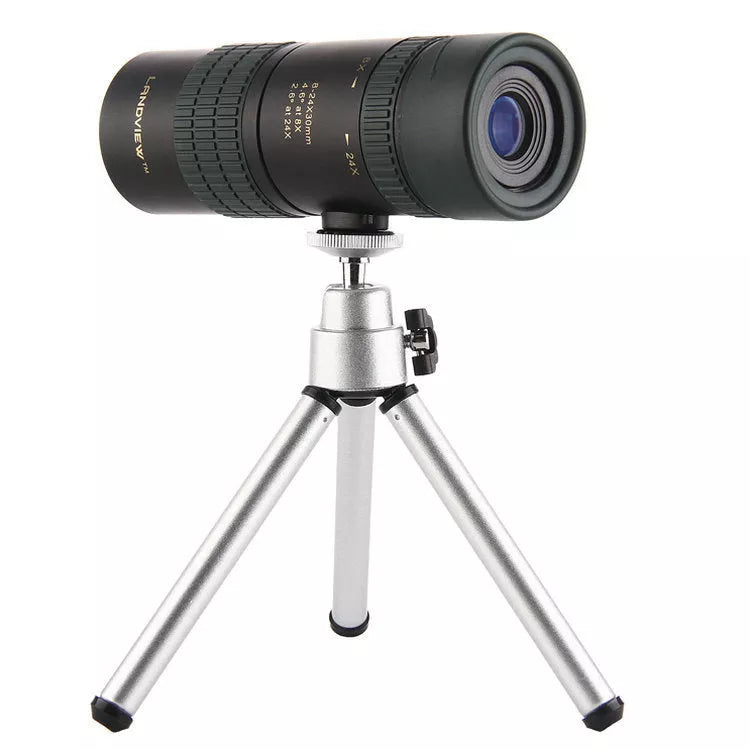 8-24x30 adjustable magnification spotting telescope for outdoor viewing