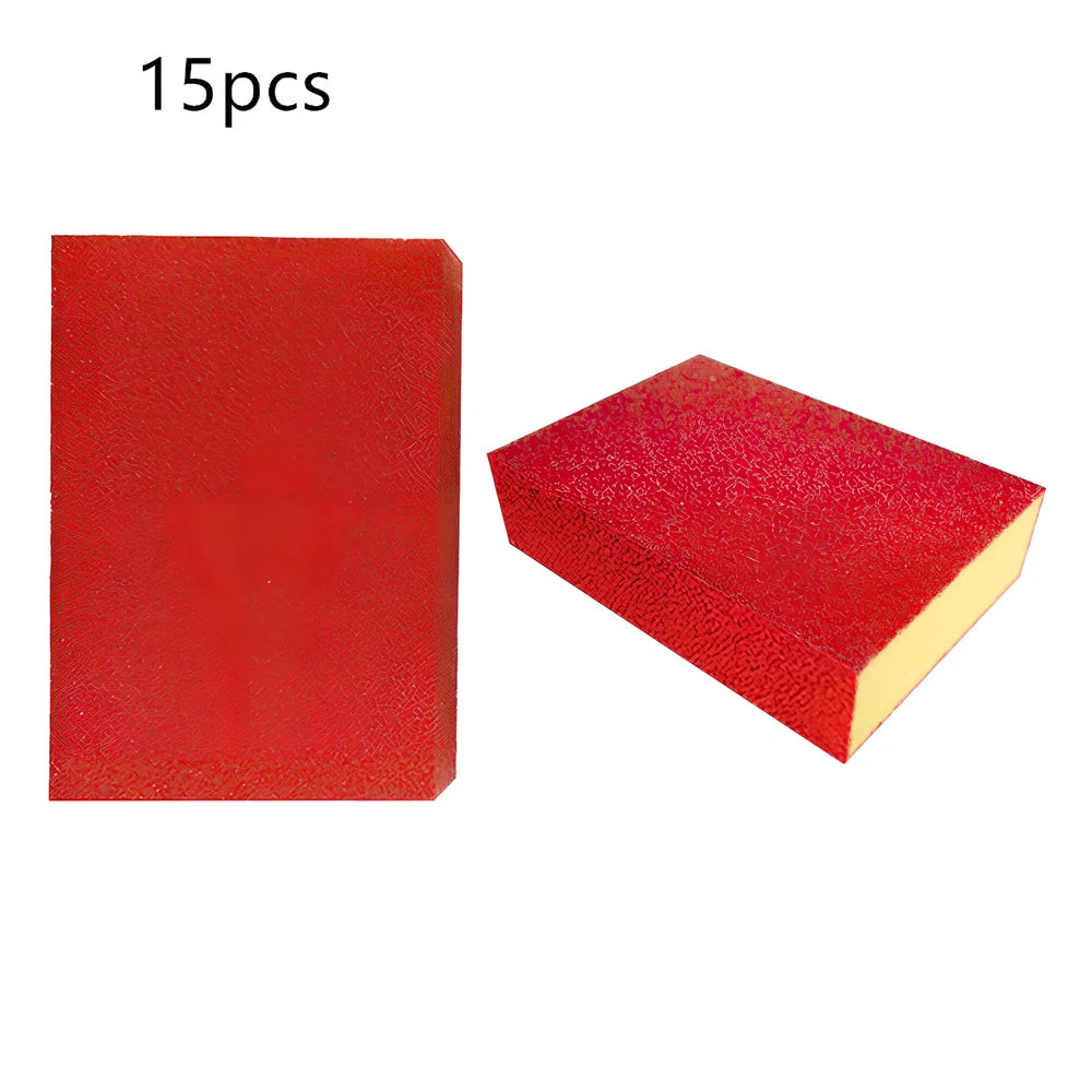 Magic eraser cotton nano emery sponge measuring 10x7x2.5cm with integrated 7cm steel ball for kitchen cleaning