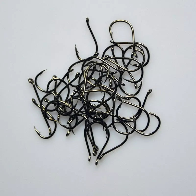 Fishhook Boxed Set with 500 pieces in sizes 3-12 for versatile fishing