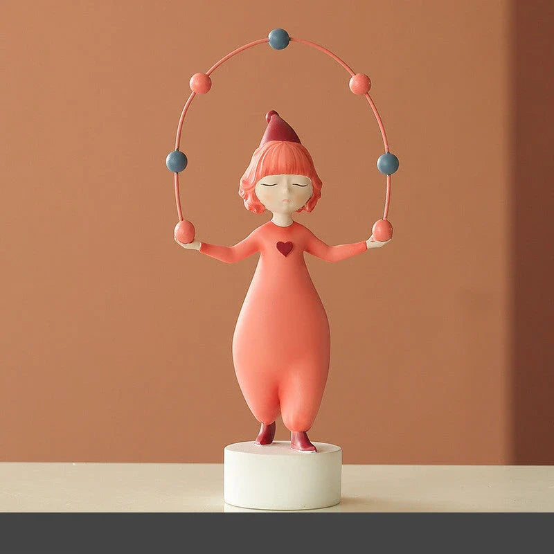 Enchanting resin elf figures in fairy girl and elf boy designs, featuring whimsical details and captivating charm for home decor