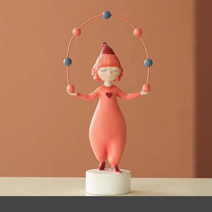 Enchanting resin elf figures in fairy girl and elf boy designs, featuring whimsical details and captivating charm for home decor