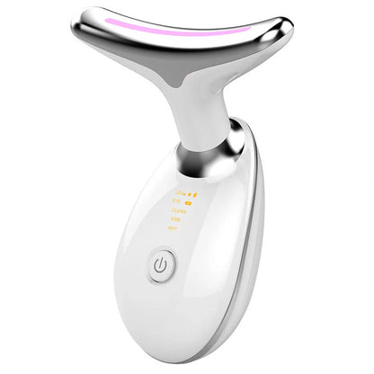 EMS Thermal Neck Massager for lifting and wrinkle reduction with LED therapy