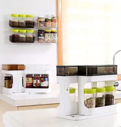 Kitchen Bathroom Storage Plastic Box in Grey, Coffee, Transparent colors
