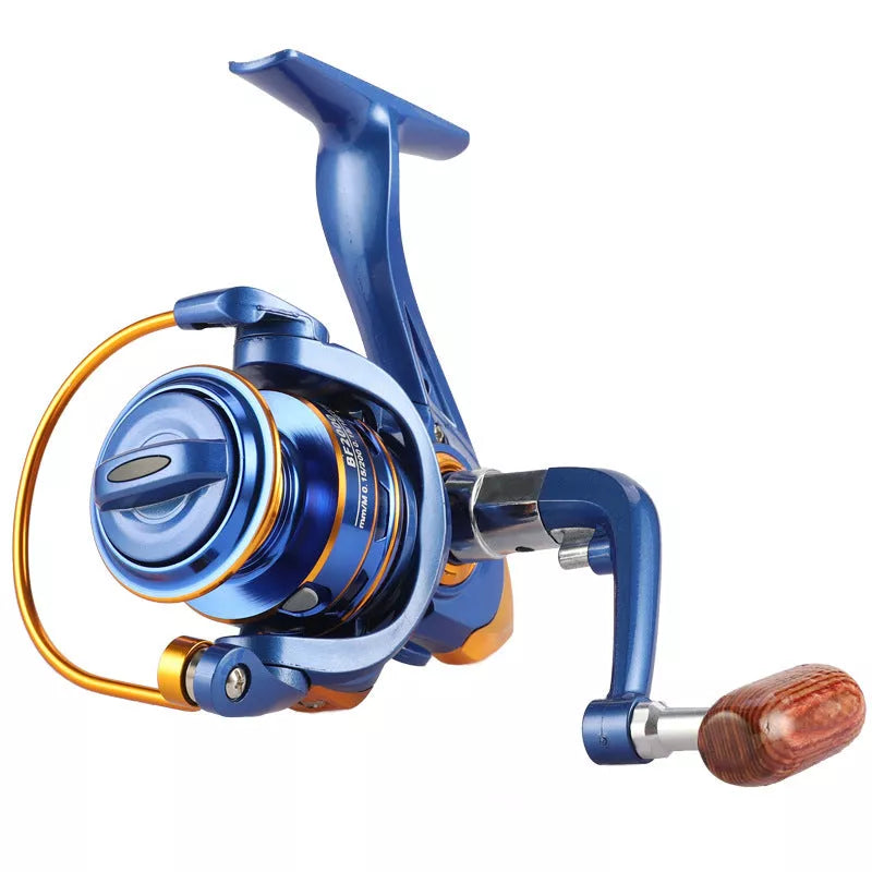 All-metal spinning fishing reel for telescopic rods, models BF1000 to BF7000