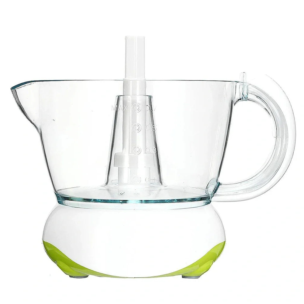 Household orange juicer with crescent feeding mouth and 40W motor power for 601-800mL juice extraction