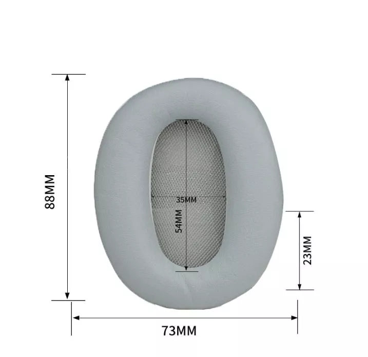 Black protein skin earphone sleeves for Walker W820BT headphones, offering comfort and enhanced sound quality.