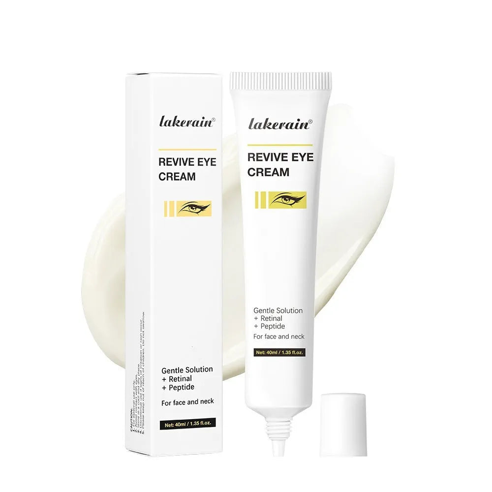 40ml tube of retinol eye cream for dark circles and fine lines on universal skin