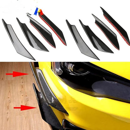Premium carbon fiber automotive bumper guard with sleek design for enhanced style and protection