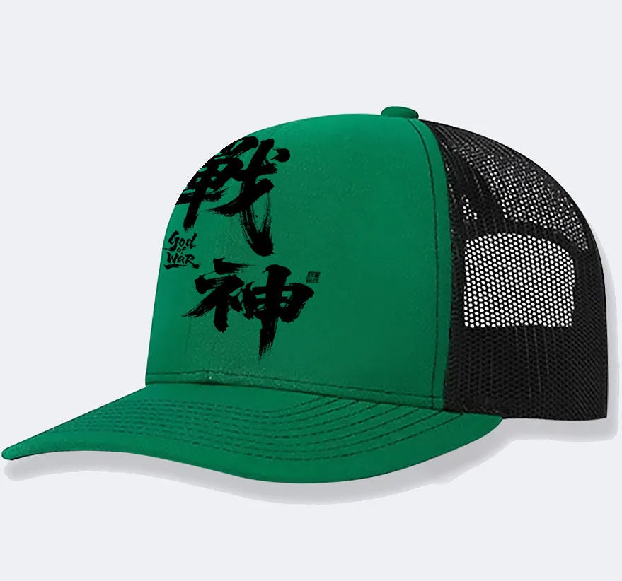 Men's casual baseball cap in black with adjustable strap and structured peak
