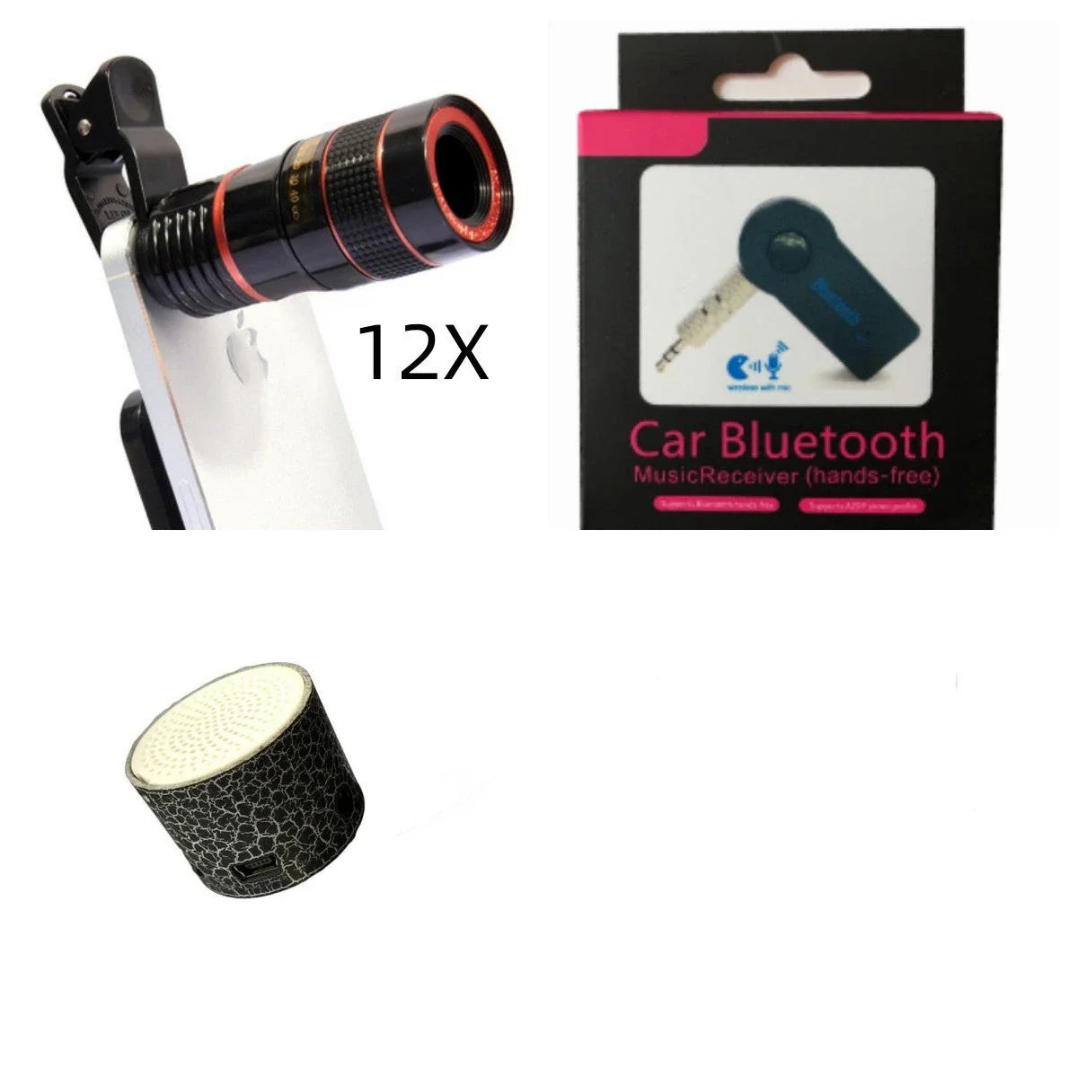 Compact, wireless Bluetooth speakers in various colors with high-quality audio components and intuitive controls