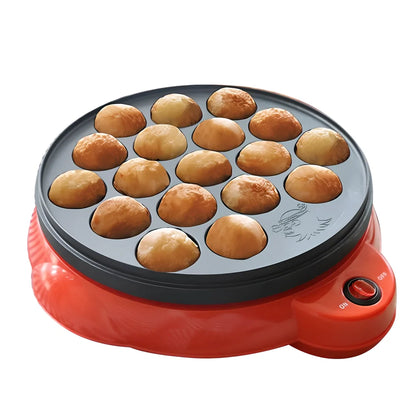 Red Octopus dough ball machine with 650W motor and 40mm hole diameter for commercial kitchens