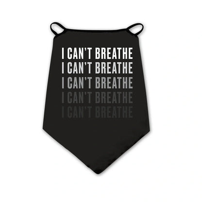 I can't breathe scarf in lightweight polyester, suitable for all seasons