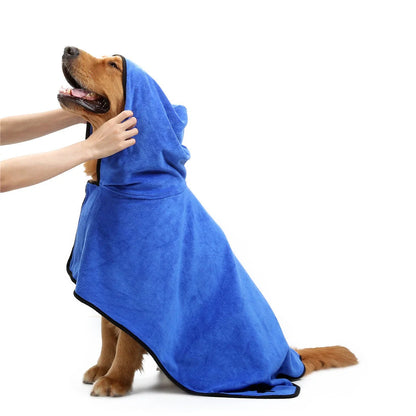Super absorbent quick-dry microfiber pet bath towel in various sizes and colors