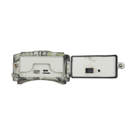 Premium 1080P trail camera with motion-activated sensor, infrared night vision, and weatherproof design for outdoor wildlife monitoring and hunting
