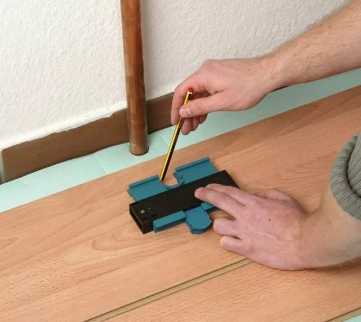 Radial Ruler Contour Gauge for measuring irregular shapes with precision