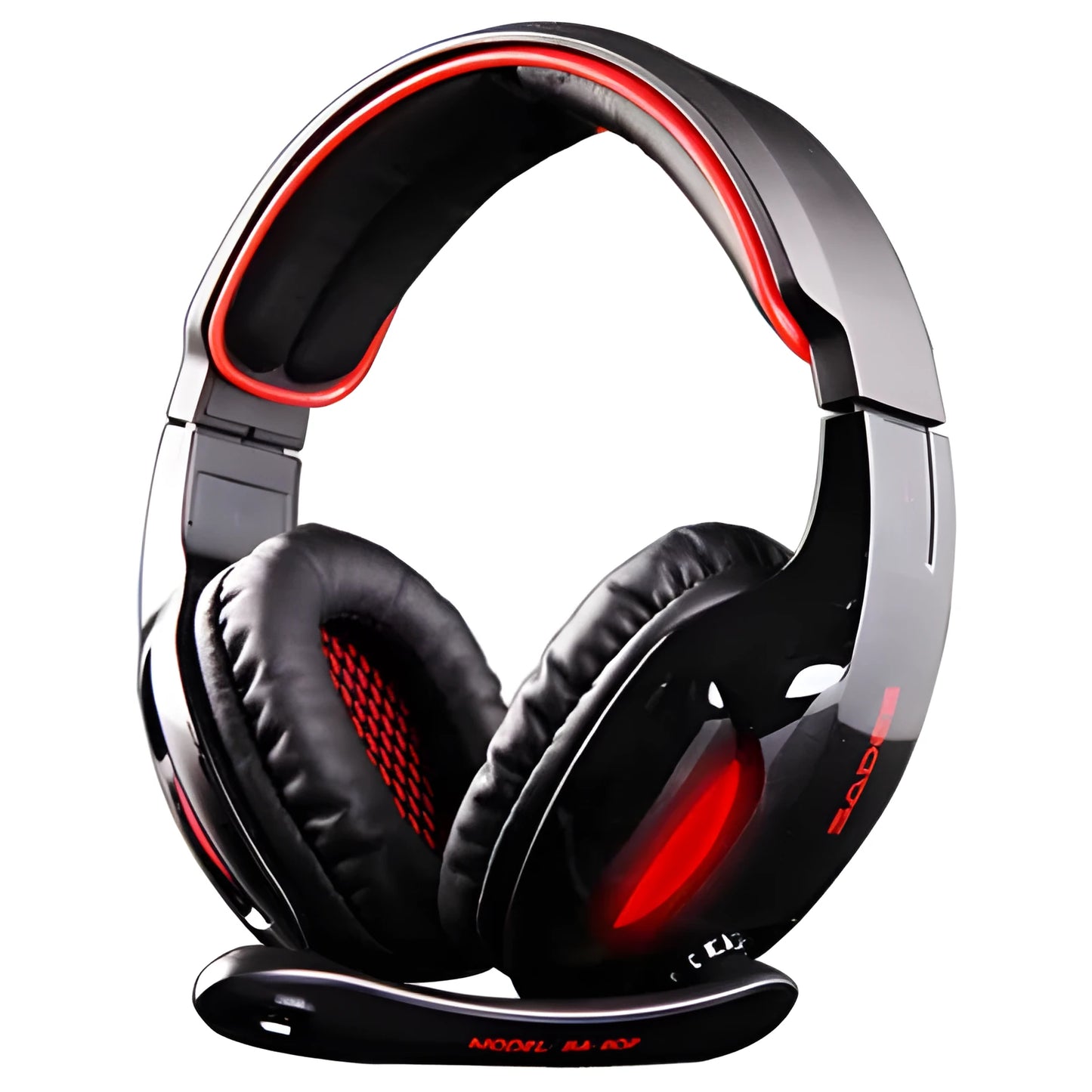 Black SADES SA 902 gaming headset with USB plug, adjustable headband, and over-ear design for PC use