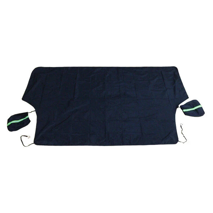 All-Weather Car Windshield Cover with Reflective Design for Protection Against Snow, Ice, and Sun