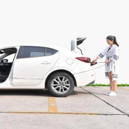 Powerful handheld vacuum cleaner with attachments for easy car cleaning and maintenance