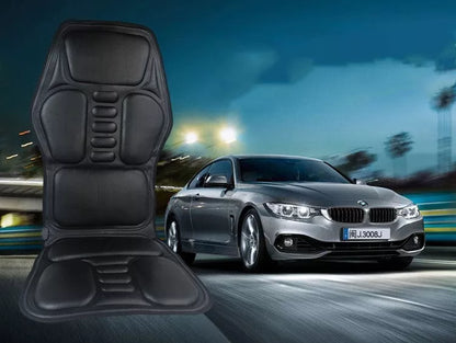 Adjustable car massager with heating function for cervical spine, neck, and waist relief