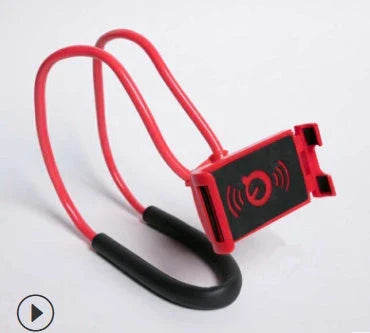 360-degree rotatable selfie phone holder compatible with all smartphones for hands-free viewing and effortless mobility