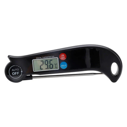 Advanced digital cooking thermometer with fast temperature readout, wide temperature range, and foldable probe design for precise monitoring of meats, grilling, oven, and more