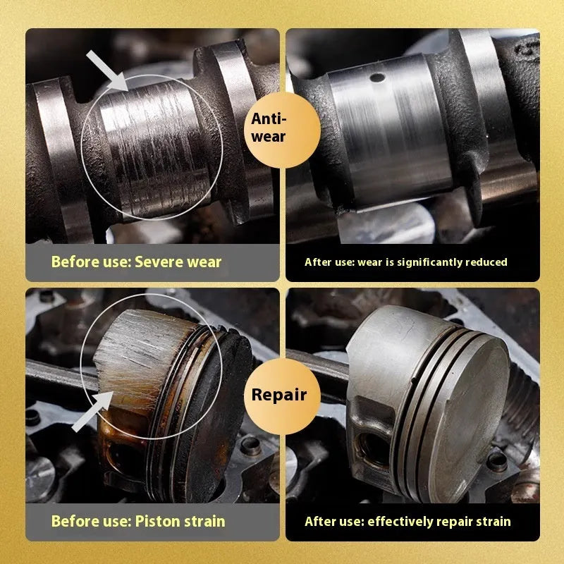 White-capped 60ml bottle of automobile engine oil anti-wear additive and protective agent.
