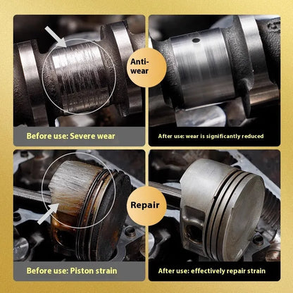 White-capped 60ml bottle of automobile engine oil anti-wear additive and protective agent.
