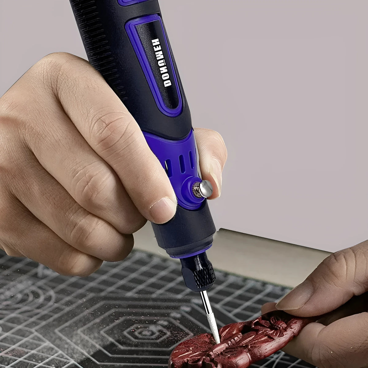 Mini electric drill engraving machine with PP tool box and 82 accessories for engraving polishing cutting grinding