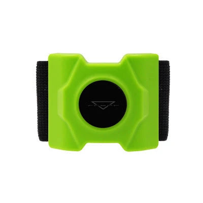 Magnetic sports water bottle with adjustable silicone grip that securely attaches to metal surfaces for hands-free hydration during workouts and outdoor activities