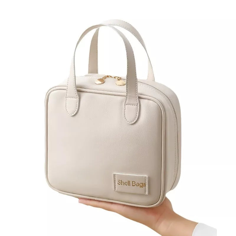 PU Large Capacity Travel Makeup Organizer in various colors