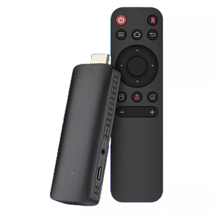 TV Stick 4K Network HD TV Player in black with wireless connectivity