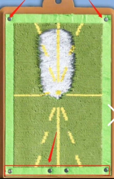 Portable Golf Swing Training Mat with directional detection for accurate swing analysis