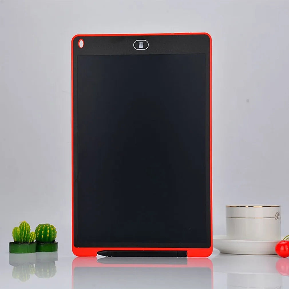 LCD handwriting board for children in black, blue, green, or red with stylus pen and clear button