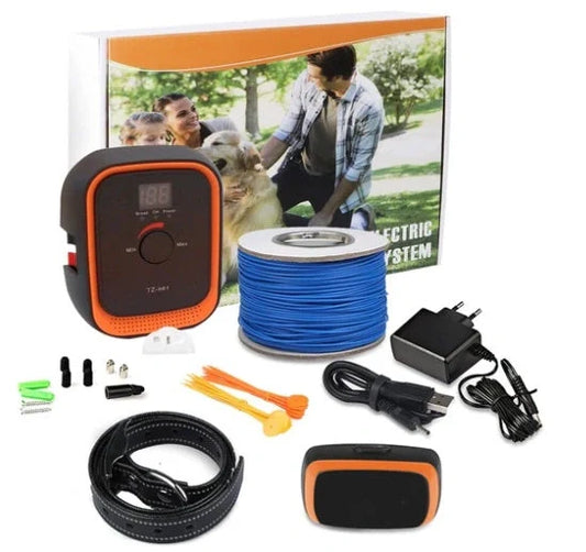Adjustable Electric Dog Fence for secure pet containment in outdoor spaces