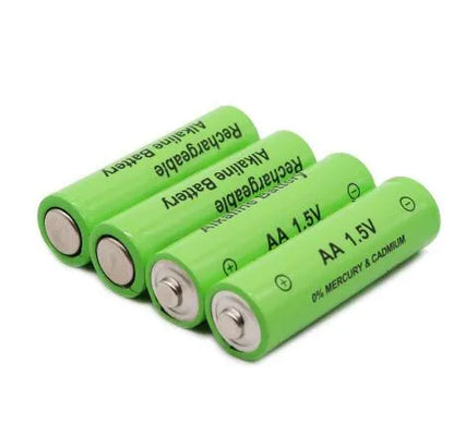 Alkaline rechargeable AA battery with 3000mAh capacity and 1.5V voltage for household devices