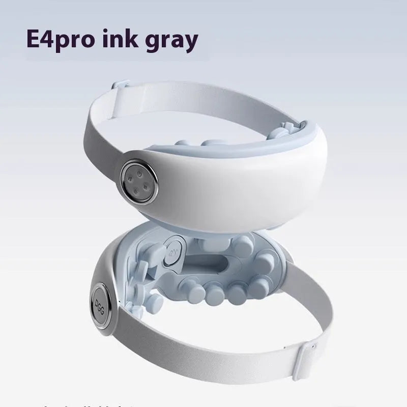 Bluetooth steam eye moisturising instrument in purplish grey colour with hot compress massage function