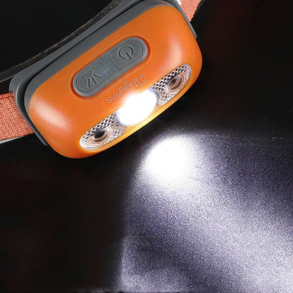 Multifunctional head-mounted night fishing light with 5W power and durable PVC construction