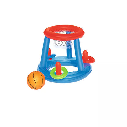 Inflatable basketball hoop with water shooting game for kids, made from environmental protection PVC